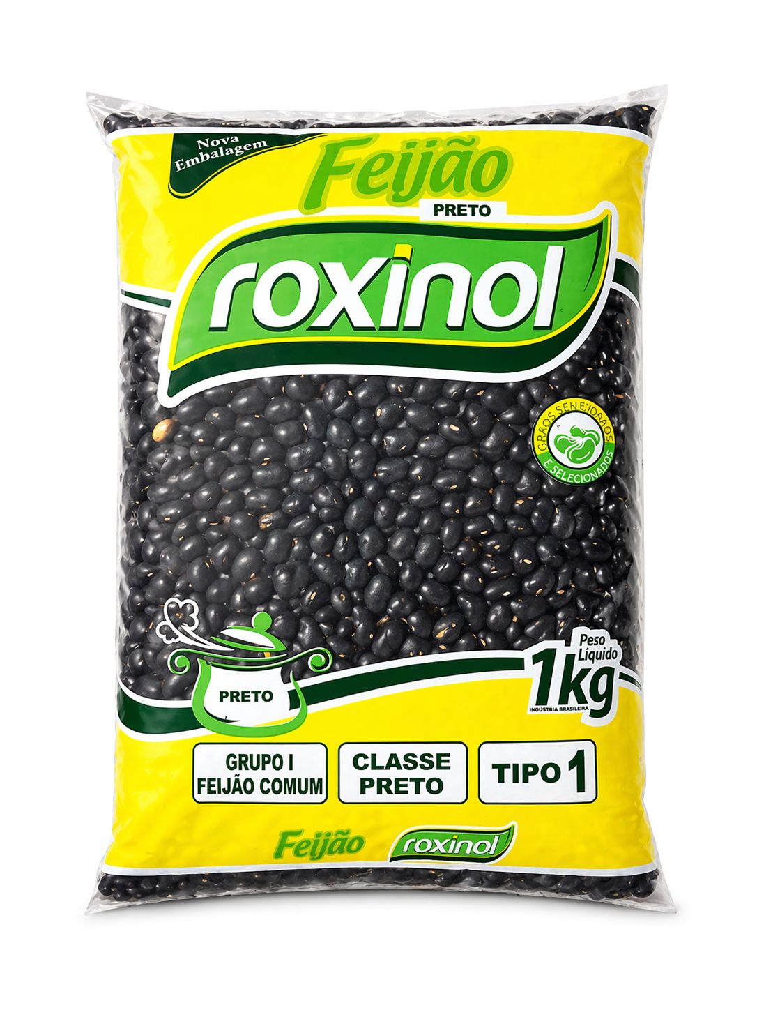 FEIJAO PRETO ROXINOL 1KG