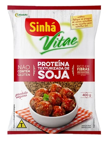 PROTEINA DE SOJA TEXTURIZADA SINHA 400G