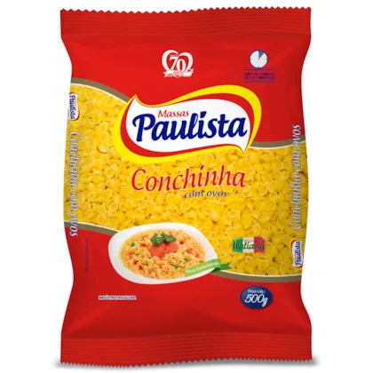 MACARRAO CONCHINA PAULISTA 500G
