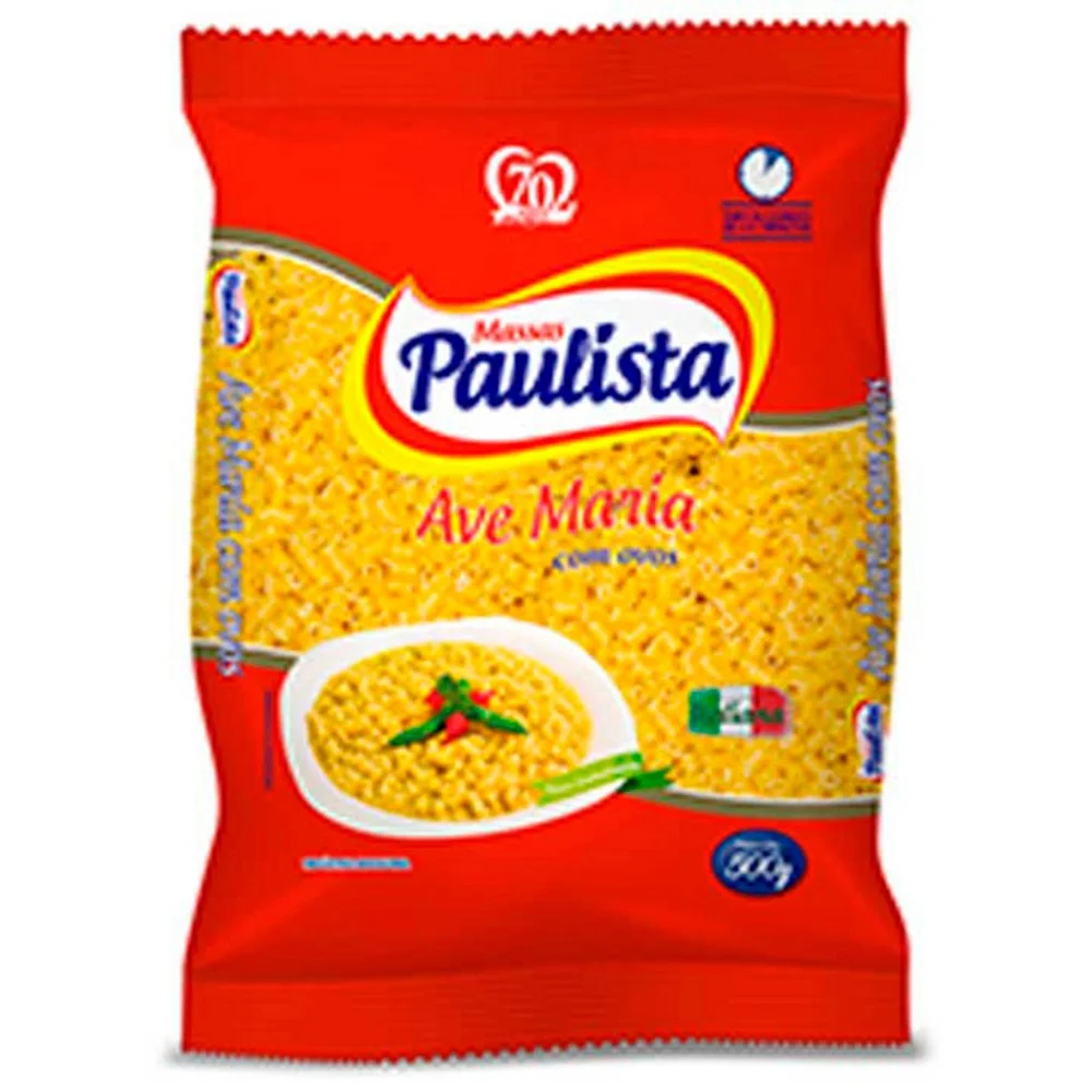 Foto 2 de MACARRAO AVE MARIA PAULISTA 500G