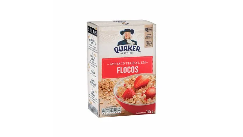 AVEIA INTEGRAL EM FLOCOS QUAKER 165G