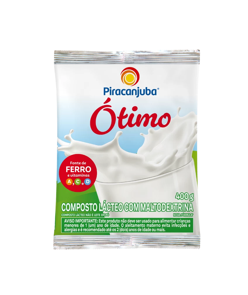 Foto 2 de COMPOSTO LACTEO OTIMO PIRACANJUBA 400g