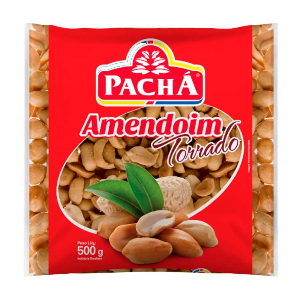 AMENDOIM TORRADO PACHA 500G