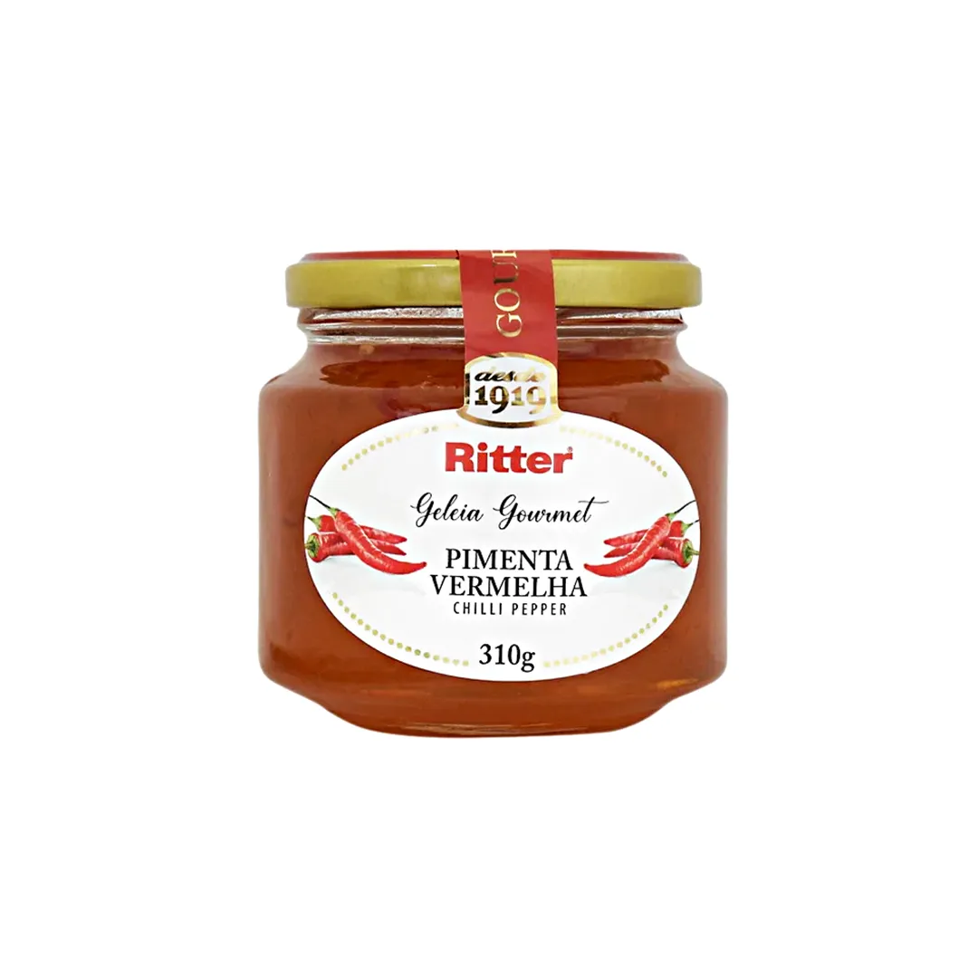 Foto 2 de GELEIA GOURMET PIMENTA VERMELHA RITTER 310G