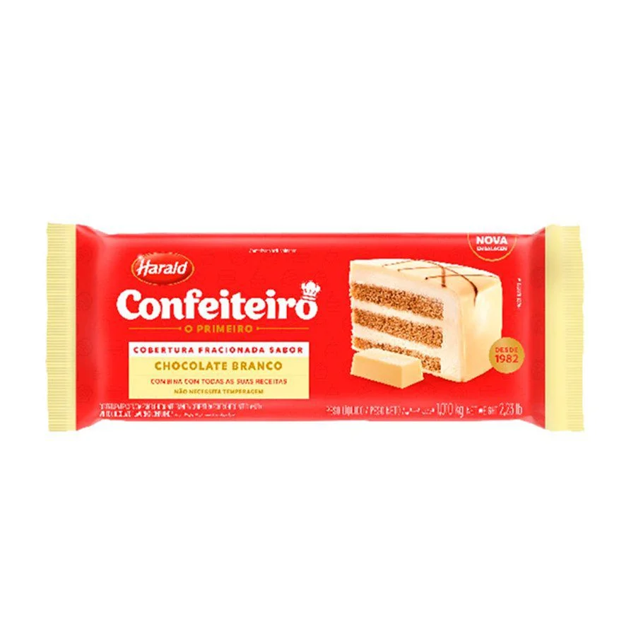 CHOCOLATE BRANCO CONFEITEIRO HARALD 1010KG