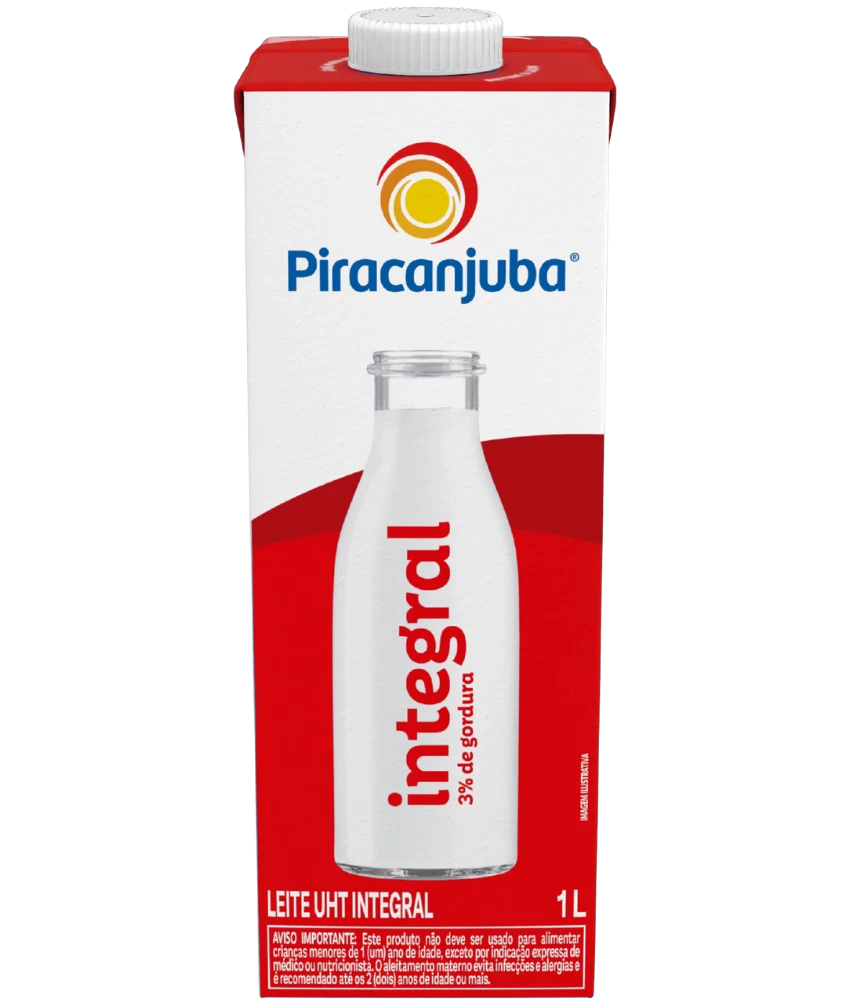 LEITE PIRACANJUBA INTEGRAL ESTANTANEO 1L